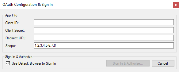 SSIS Tiktok Business Connection Manager - OAuth Page